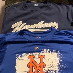 Yankees & Mets boys t shirts